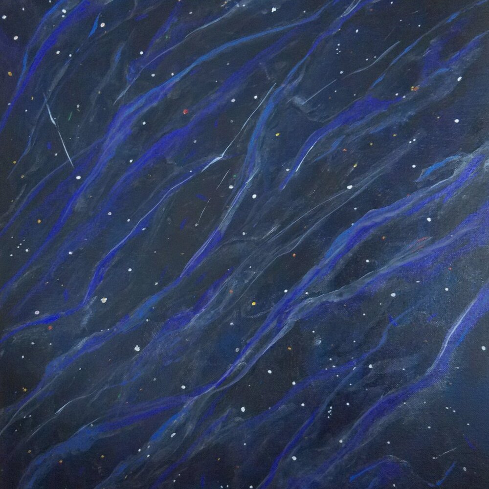 Purple Galaxy - Original Painting